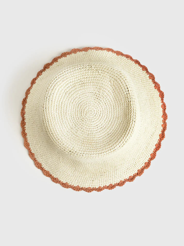 Shell Crochet Bucket Hat