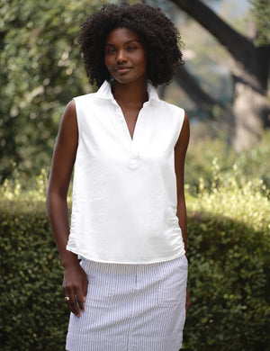 Olivia Sleeveless Polo Shirt