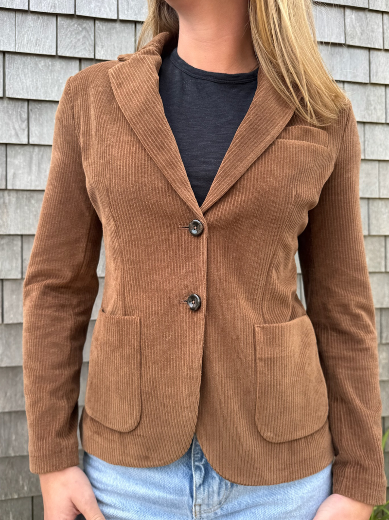 Tiny Corduroy Slim Long Jacket
