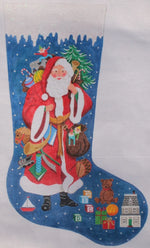 Victorian Santa Stocking