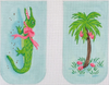 Gator & Palm Tree Glasses Case