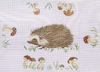 Hedgehog with Wild Mushrooms Brick