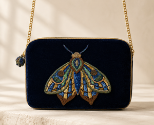 Moth Velvet Sling Bag