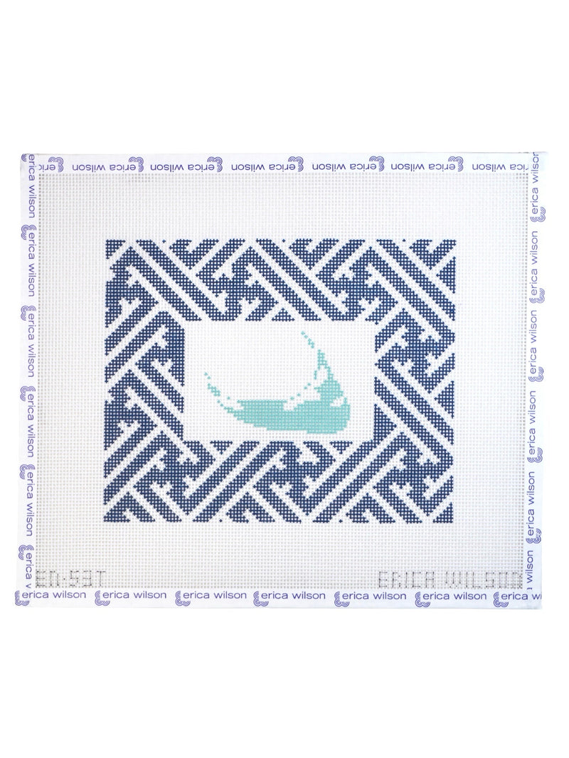 Nantucket Island Lattice Pillow