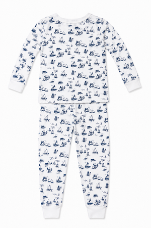 August Toile Kids PJ Set