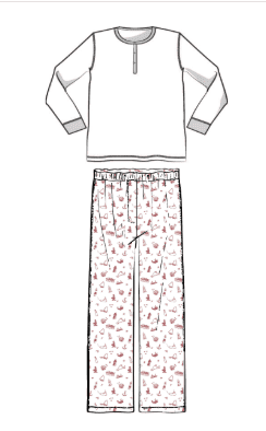Men's PJ Greetings