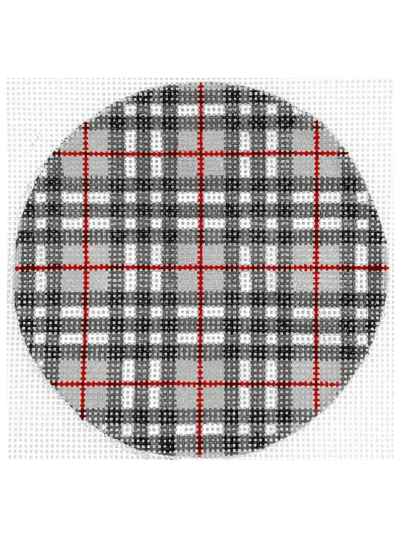 Gentleman's Plaid 4" Round