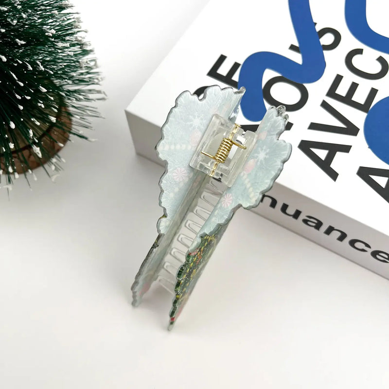 Christmas Tree Claw Clip