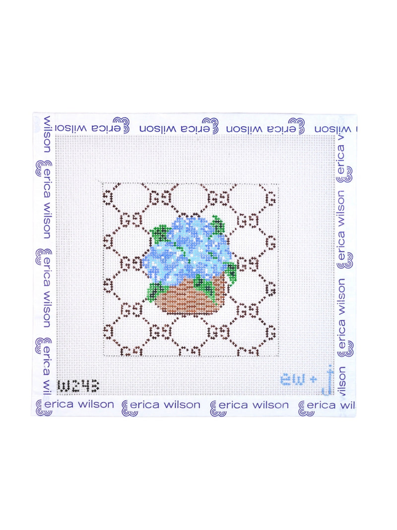 GG Blue Hydrangea Basket