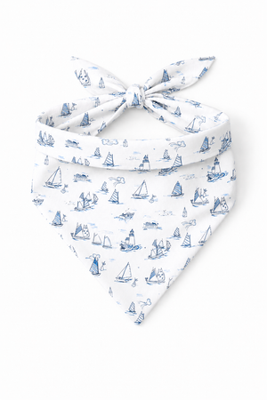 August Toile Pet Bandana