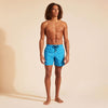 Mens Ultra-Light Packable Swim Trunks Micro Turtles