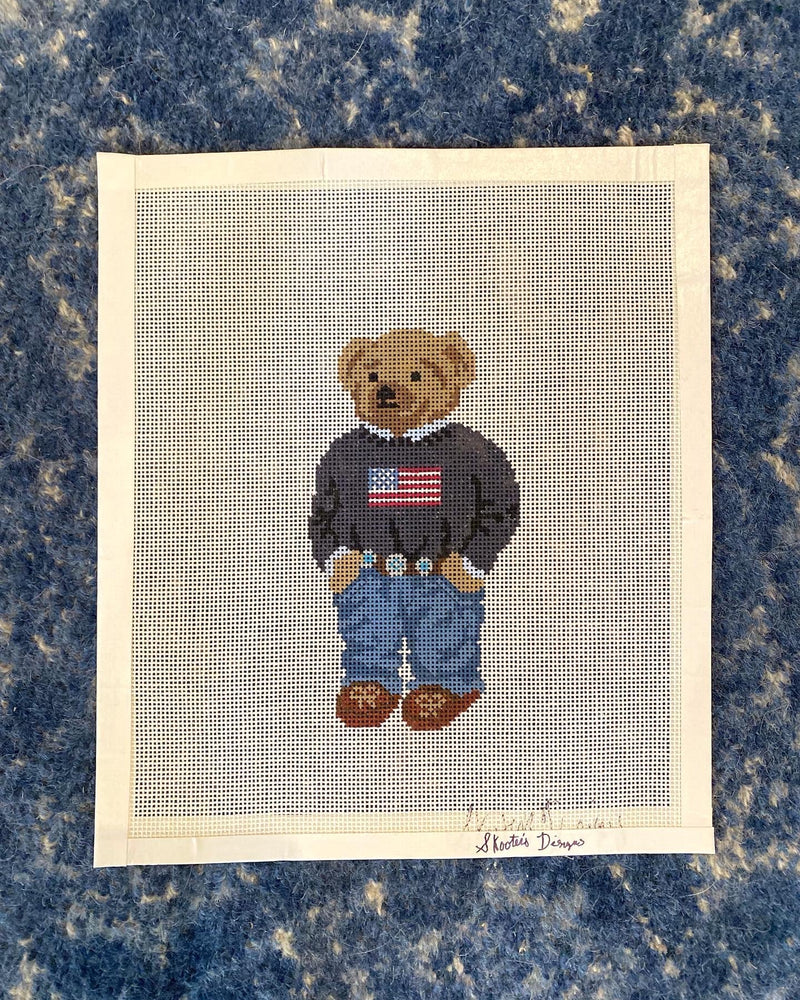 Flag Sweater Bear