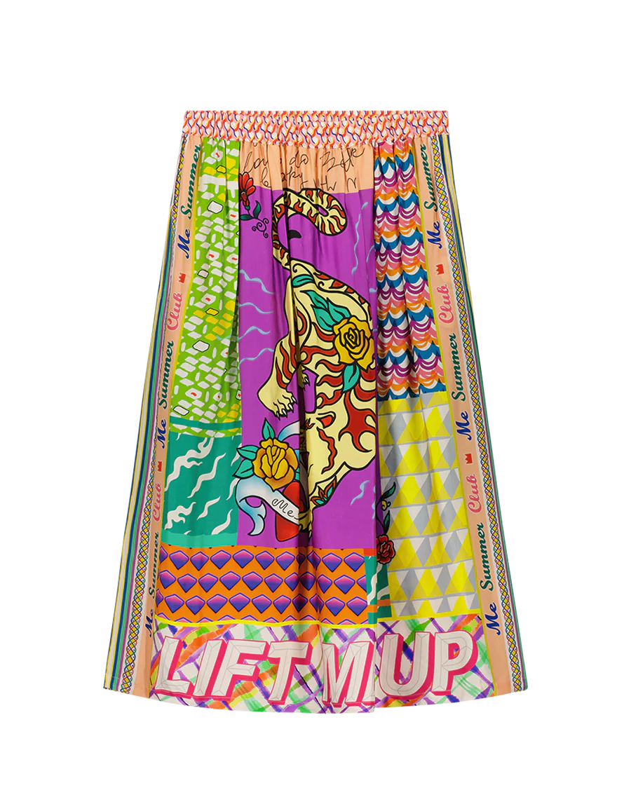 Vanessa Printed Midi Skirt