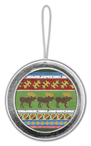 Round Self Finishing Ornament