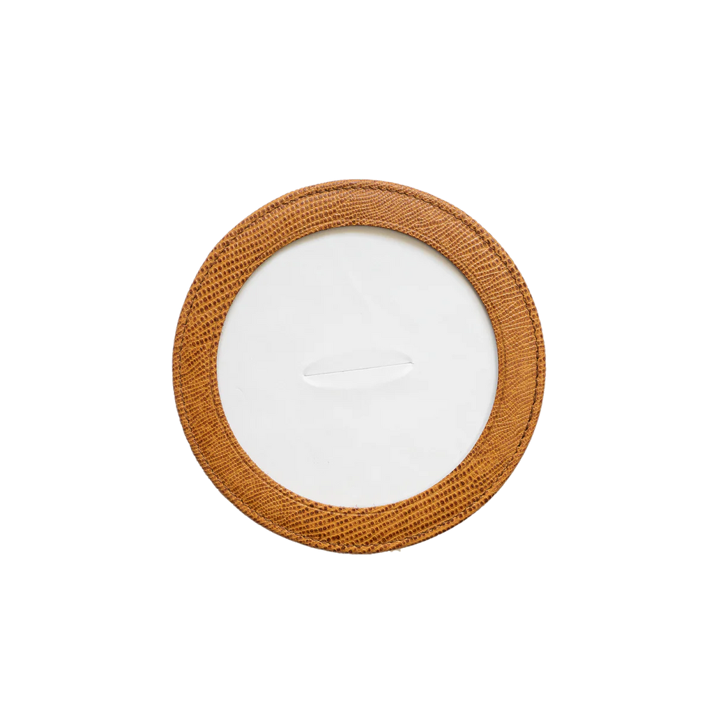 Leather Round Coaster