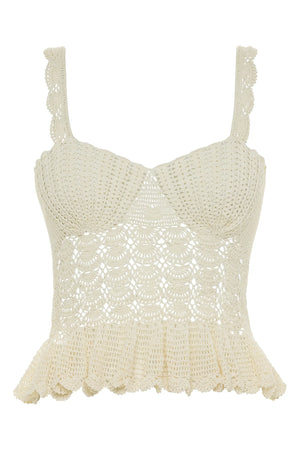 Shell Crochet Top