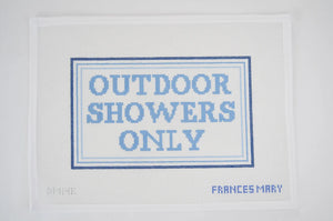 Outdoor Showers Only Blue 18m