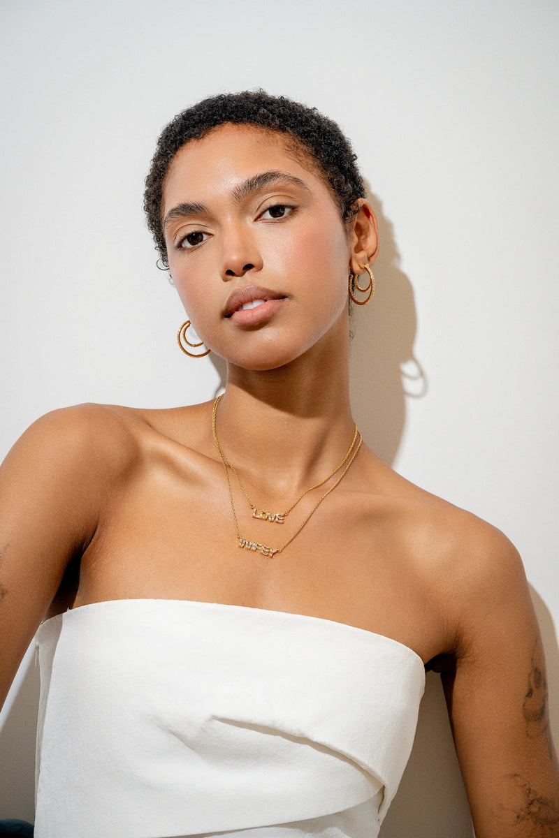 Wifey Baguette Necklace