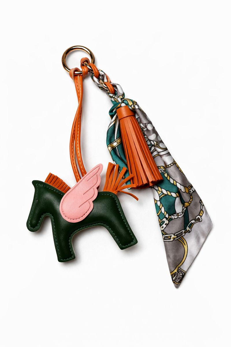 Erica Wilson Horse & Tassel Bag Charm