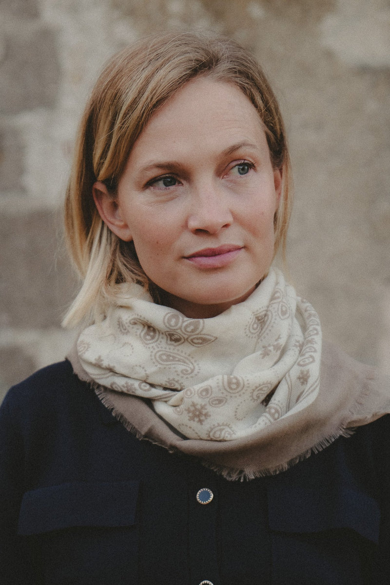 Foulard Large Bandana Cashmere