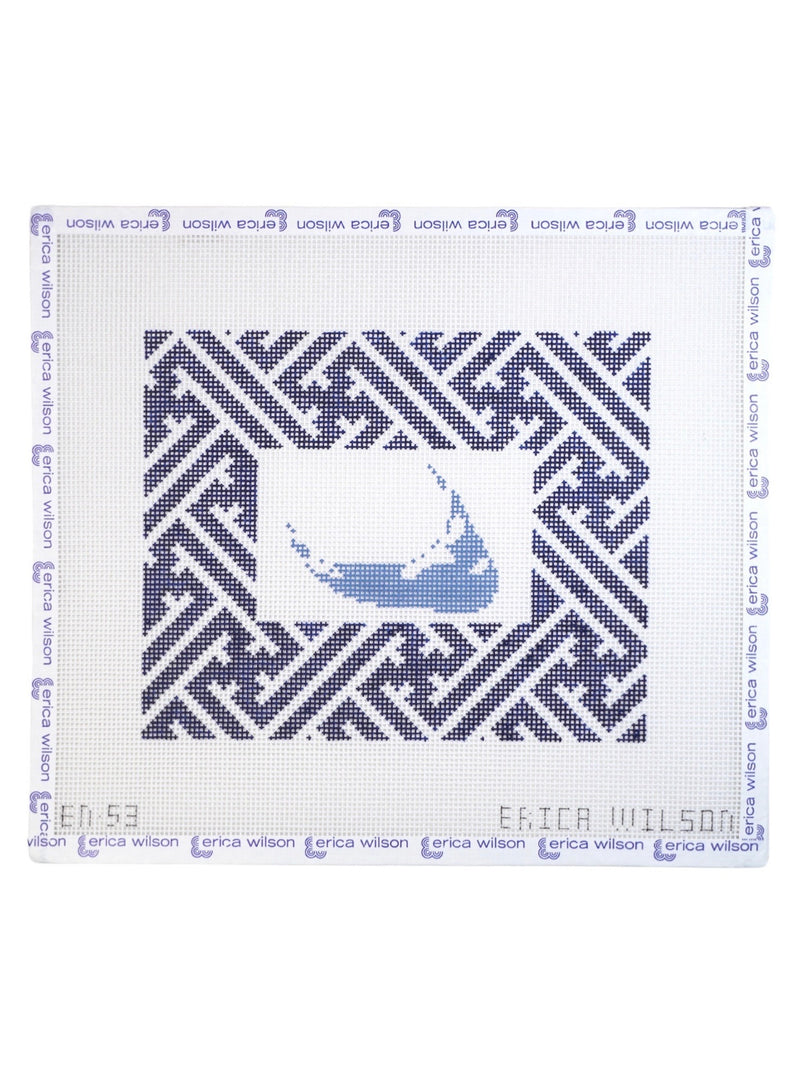 Nantucket Island Lattice Pillow