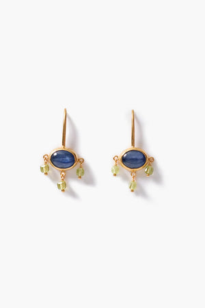 Della Drop Earrings Turquoise