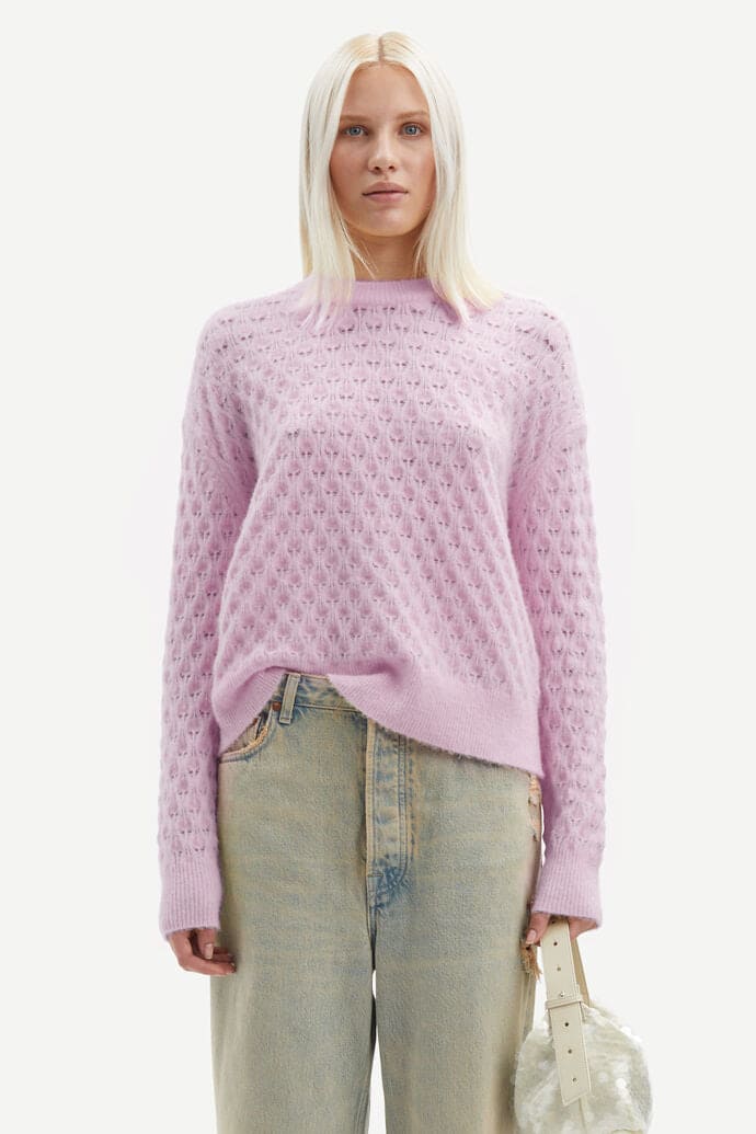 Saanour Pointelle Sweater