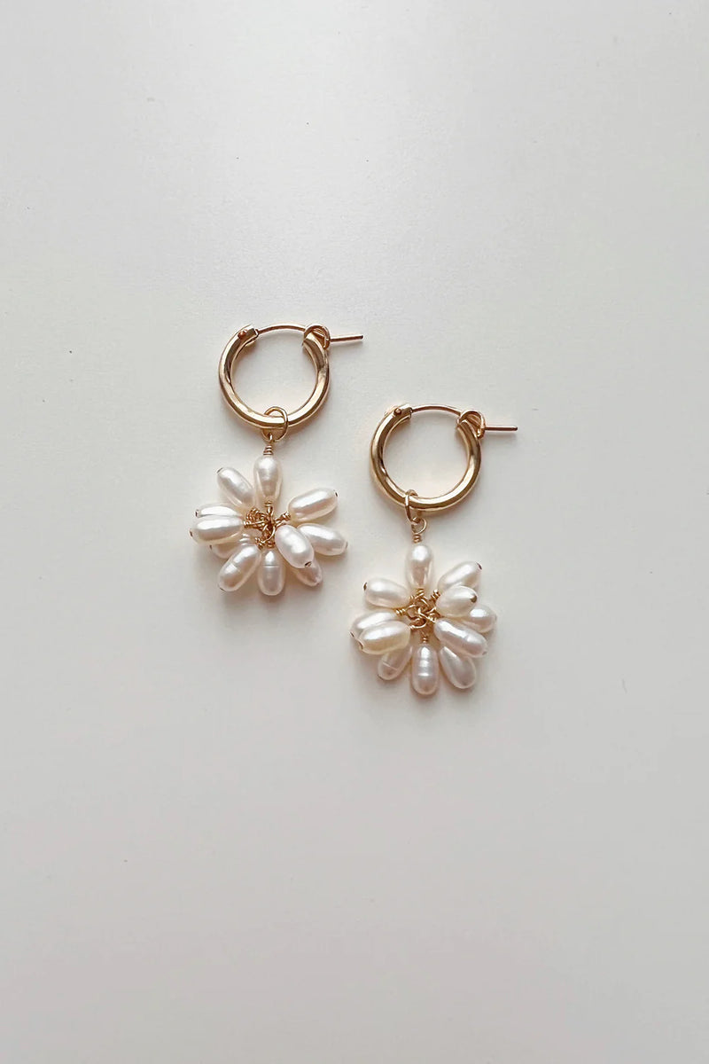 Fleurette Mini Hoops