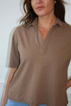 Patty Popover Short Sleeve Henley
