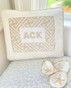 Nantucket Island Lattice Pillow
