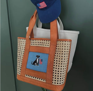Leather Handle Self Finishing Bag