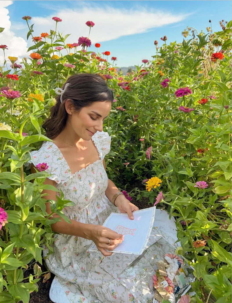 Ellie Pastel Trellis Nap Dress