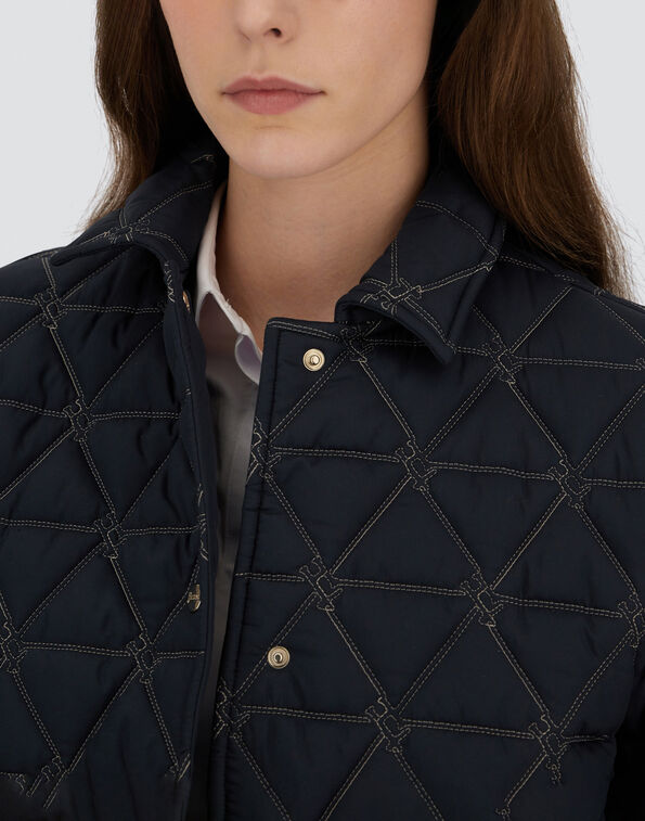 Arendelle Nylon Ultralight Quilted Shirt Jacket