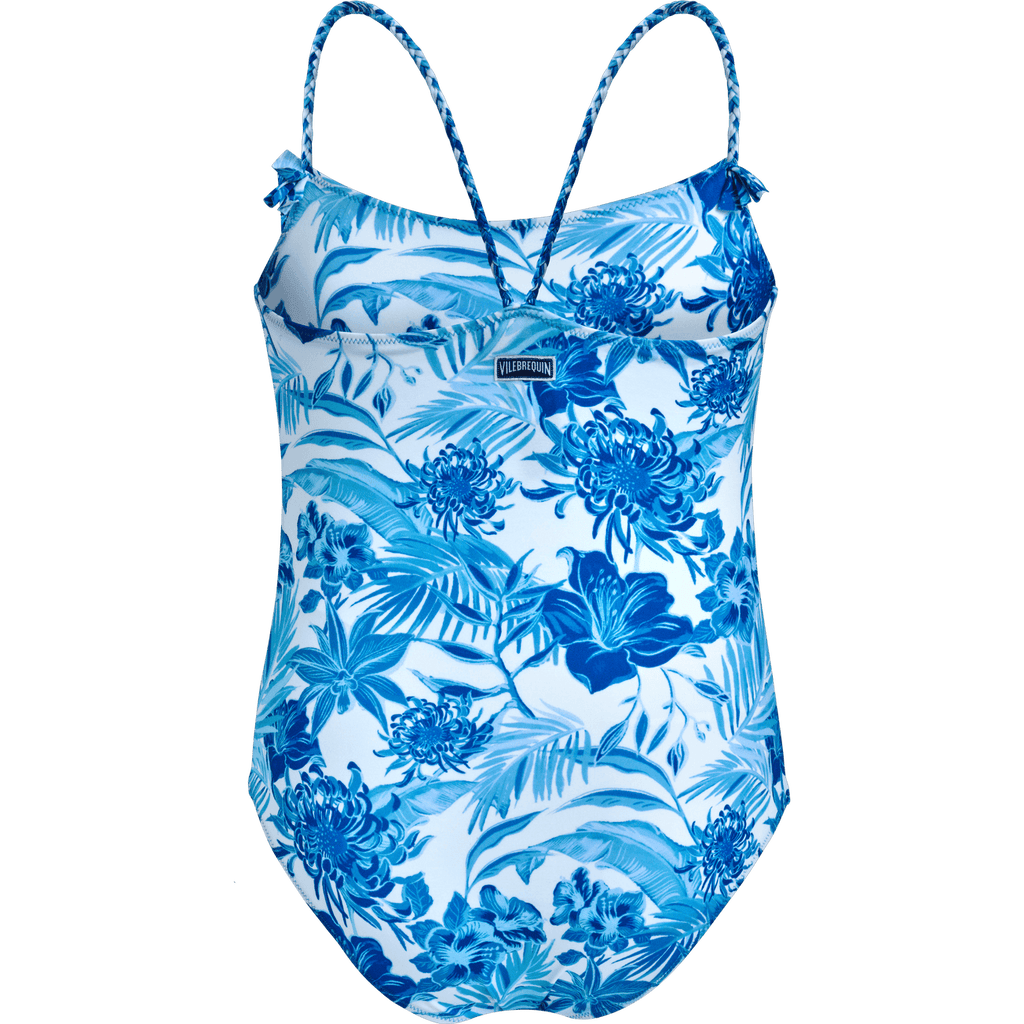 Girls One-Piece Swimsuit Tahiti Flowers