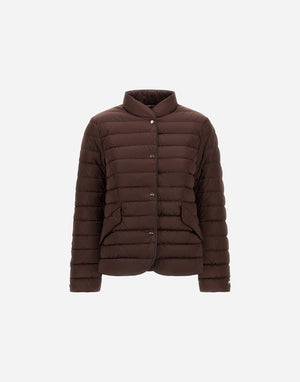 Sateen Nylon Quilted Blazer