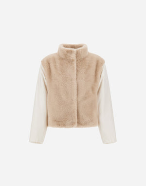Faux Beaver Fur Jacket