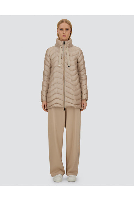 Nylon Ultralight Mid Thigh Quilted Coat