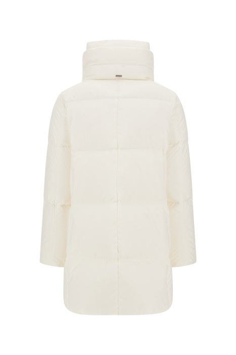 Nylon Quilted Mid Thigh Coat