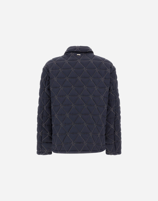 Arendelle Nylon Ultralight Quilted Shirt Jacket