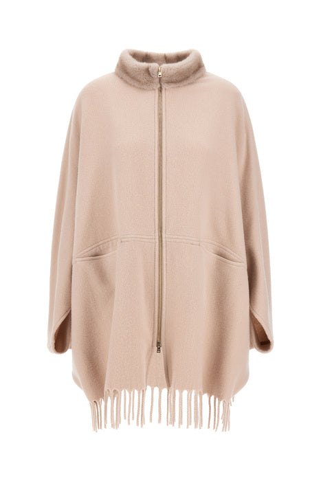 Faux Fur Poncho