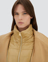 Manteco Wool Coat with Detachable Bib