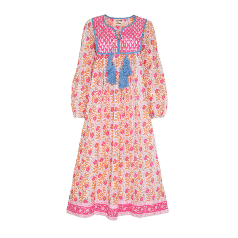 SZ Block Print Kitty Dress – Erica Wilson SZ Block Print Kitty Dress – Erica Wilson