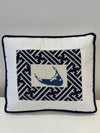 Nantucket Island Lattice Pillow