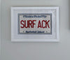 Surf ACK License Plate