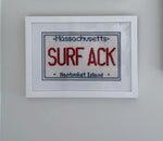 Surf ACK License Plate