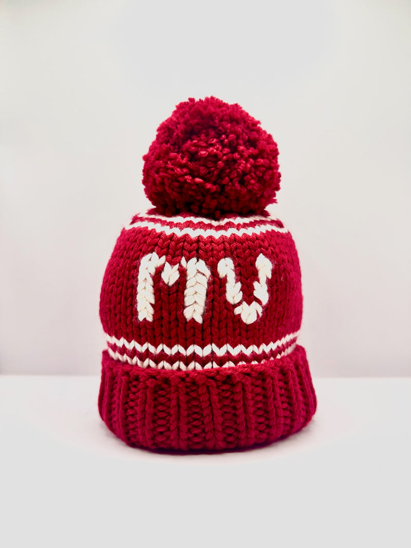 Hand Knit Merino Pom-Pom Hat