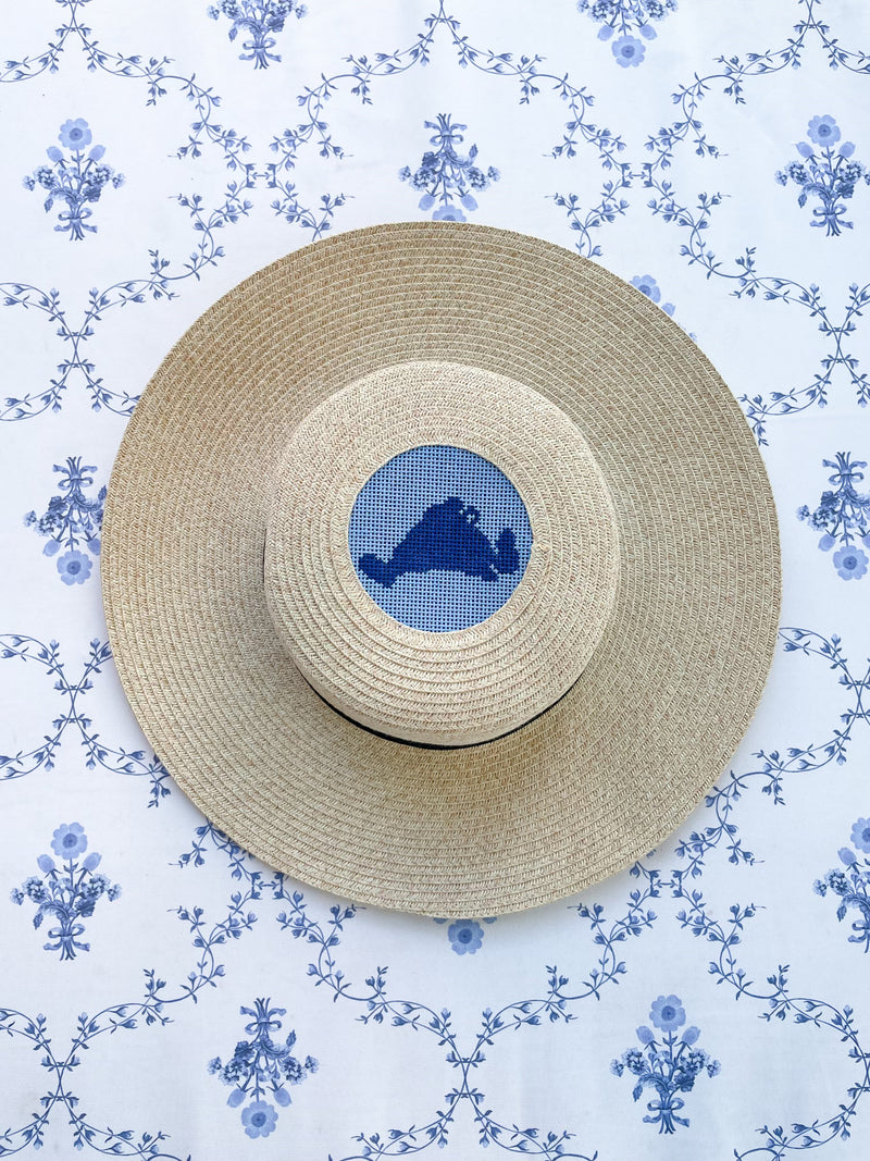 Island Needlepoint Hat