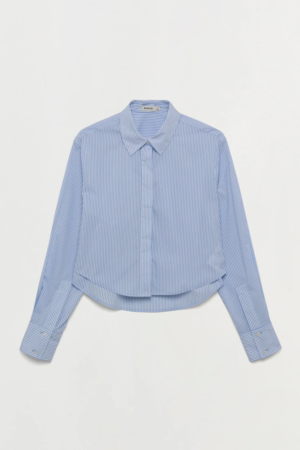 Renata Cropped Button Down Shirt