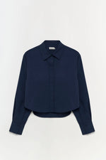 Renata Cropped Button Down Shirt