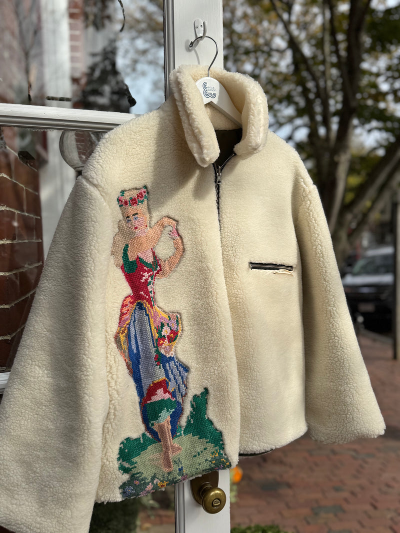 Sherpa Embroidered Jacket